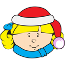 Christmas kid icon